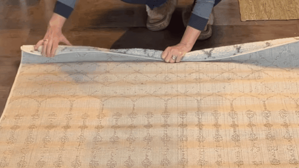 reverse or flip the rug