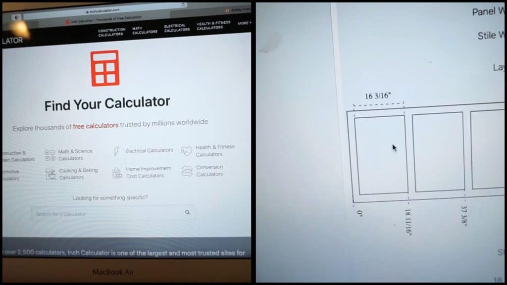step one measure plan And set your spacing