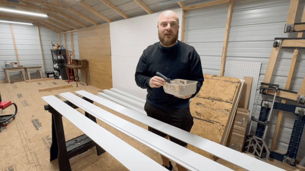 Step 2: Prep the Room and Pre-Paint Your Boards