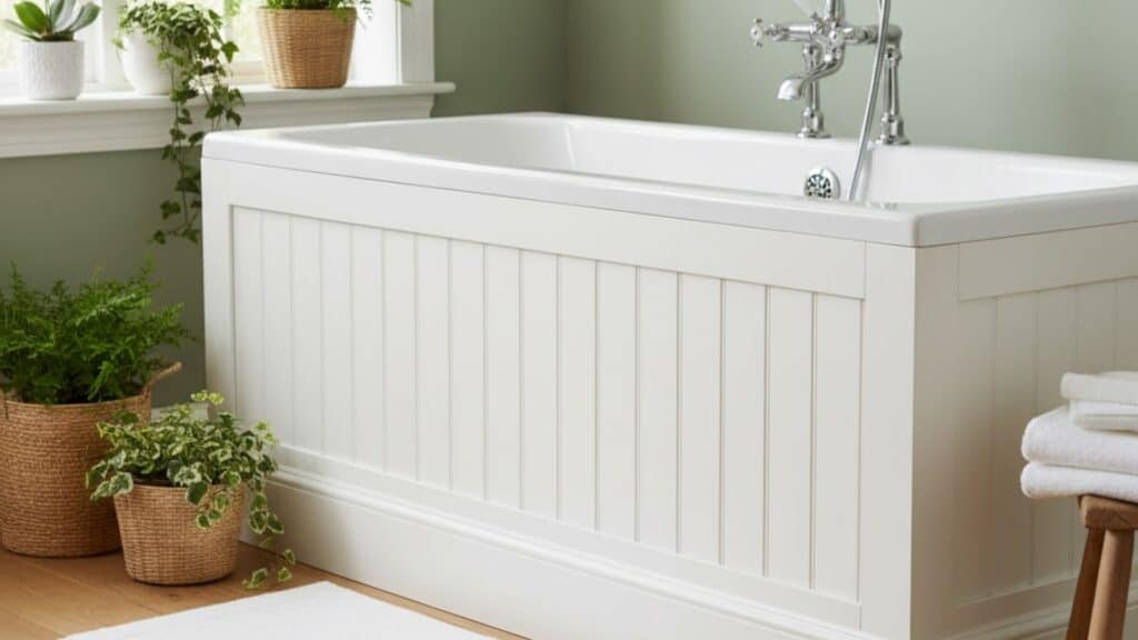 beadboard bathtub surround
