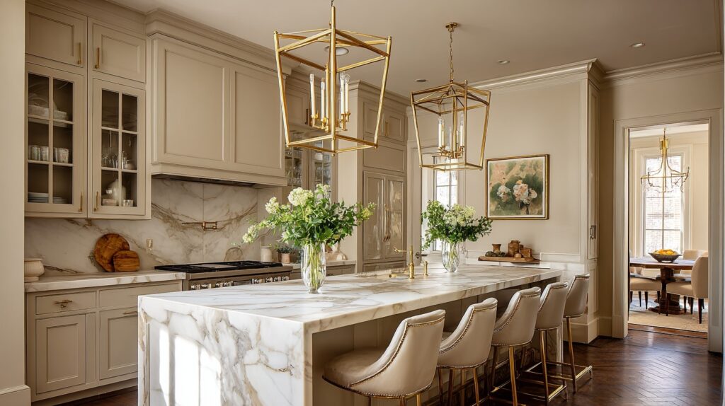 beige gray backsplash