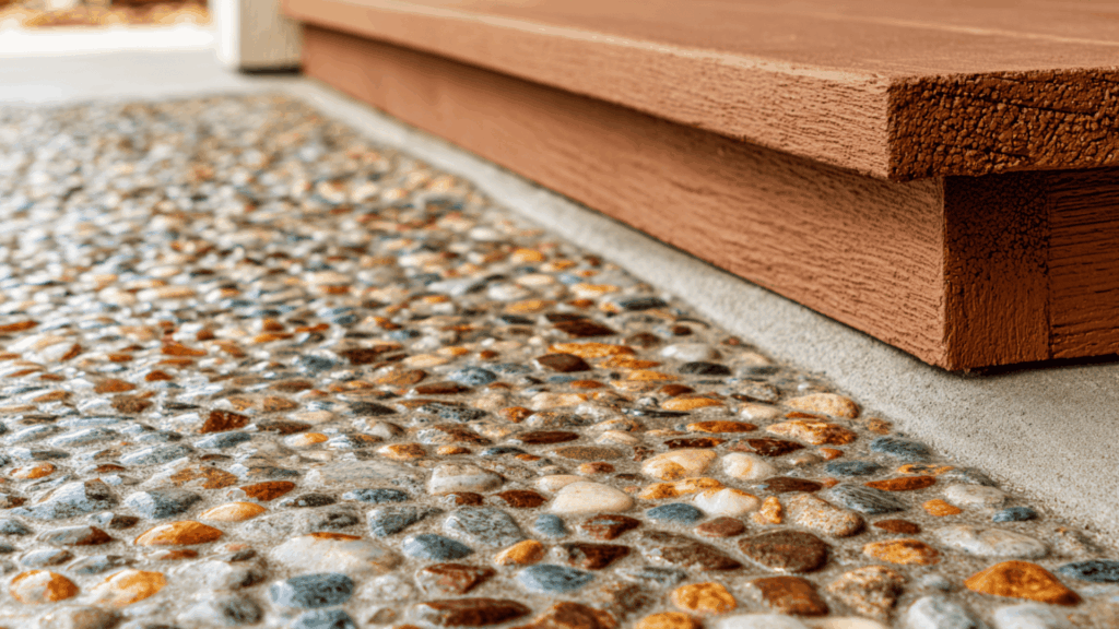 exposed aggregate finish