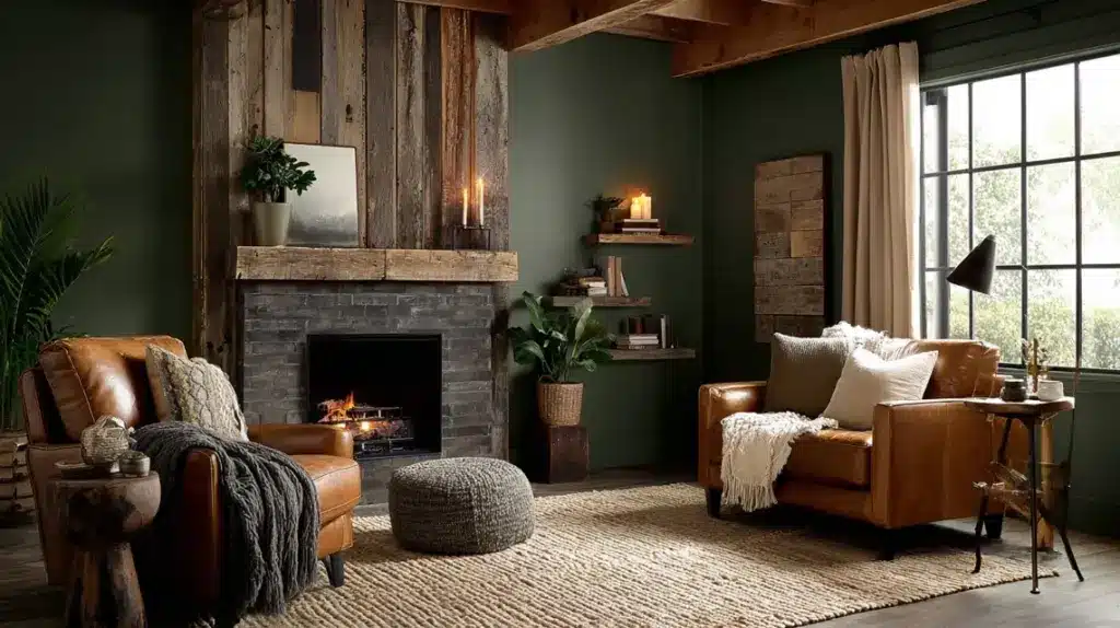 rustic green comfort