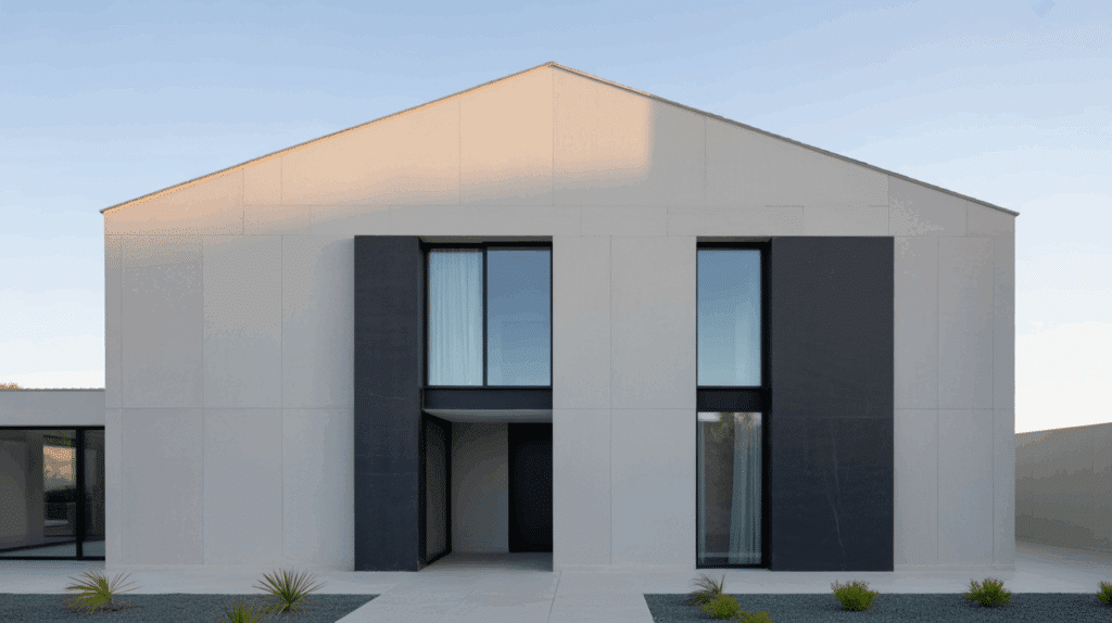 smooth pitched roof design