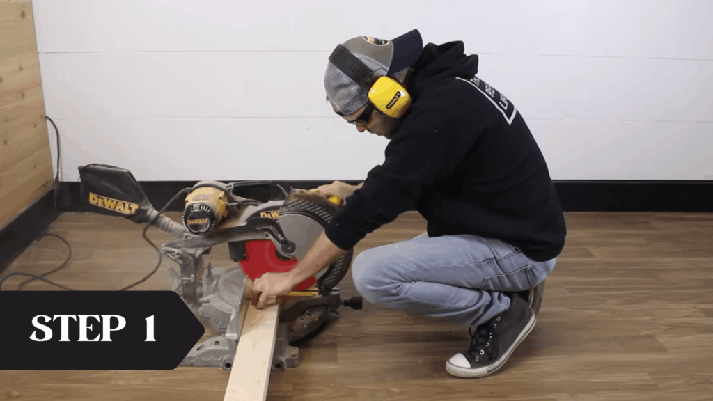 Cut the 2x4s to Size