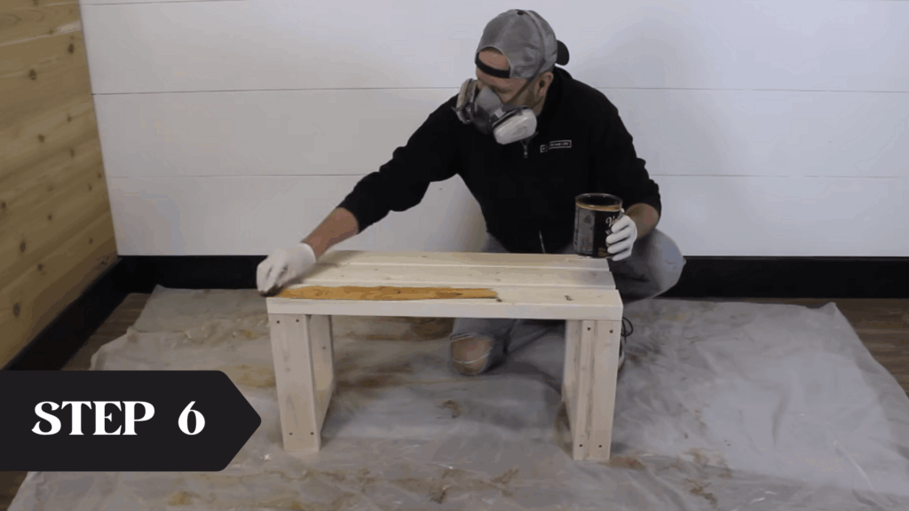 step 6 apply stain or finish optional