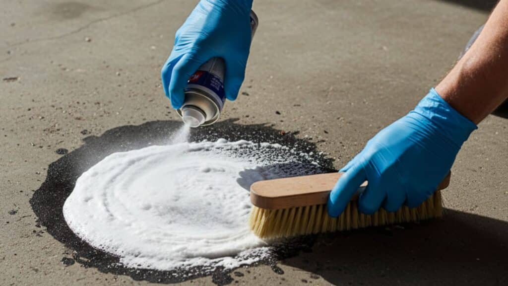 oven cleaner for oil stain