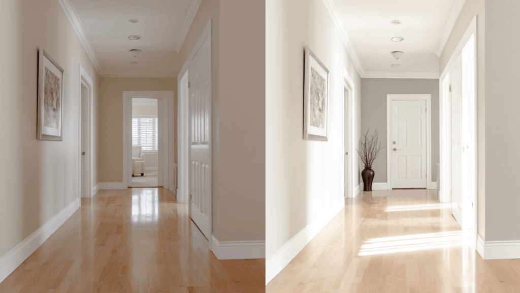 satin and semi gloss options by brand